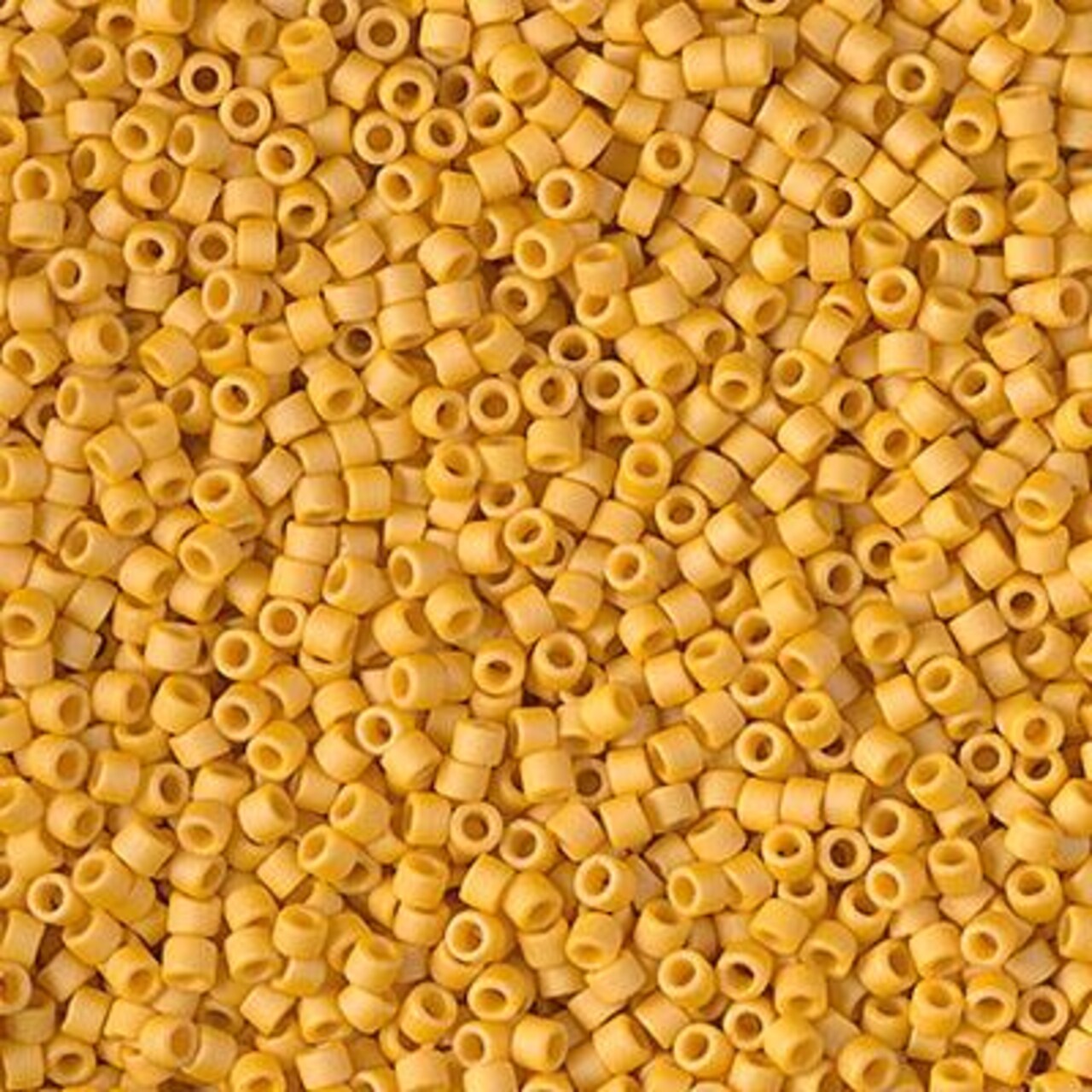 Miyuki Delica Bead 11/0, DB2285, Matte Opaque Glazed Banana, 5 grams